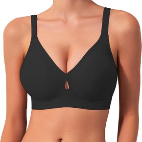 Women Wireless Bras No Underwire Seamless Push Up Full Coverage Supportive Bralettes Comfortable Everyday Bra