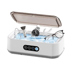 Ultrasonic Jewelry Cleaner 650ml Three Speed Touch Screen 48KHz Ultrasonic Cleaning Machine Used for Jewelry Glasses Rings Watch Bands