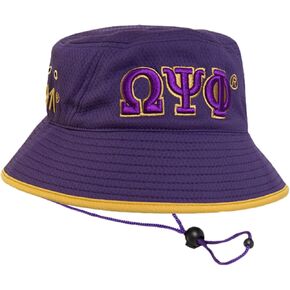 Omega Psi Phi Novelty Bucket Hat Purple