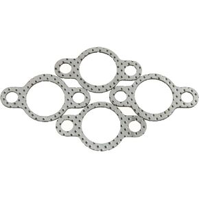 24 041 49-S ، 2404149S مناسبة لمحركات كولر تحل محل حشية متعددة العادم 4pcs ، فضي