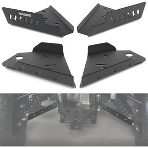 Front and Rear A-Arm Guards, 4mm Aluminum Front and Rear A-Arm Skid plates Compatible with Kodiak 450 2018-2025