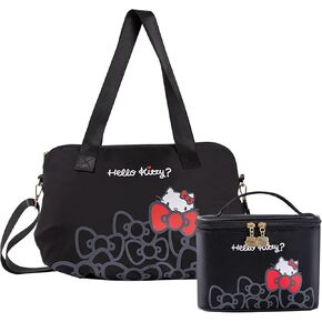 Travel Tote Bags with Zipper Weekender Overnight Bag Lightweight for Women Carry on Duffel Bag Trolley Sleeve Gym Work