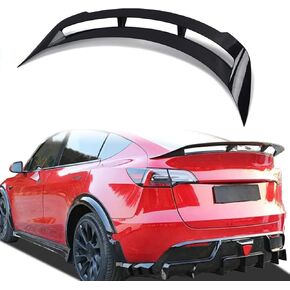 ZXMOTO يناسب طراز Tesla Y 2020 2021 2022 2024 جناح المفسد الخلفي ، نموذج Y Accessories High Performance GT （Gloss Black）