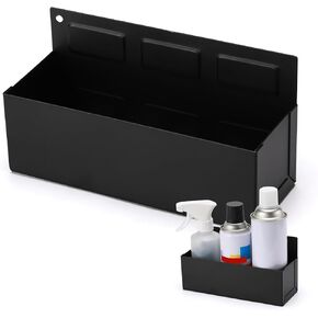 Mayouko Magnetic Aerosol Spray Can Holder, 8.3" x 3" x 4.4", Magnet Toolbox Bottle Holder, Toolbox Storage Shelf for Chest, Garage, Workspace