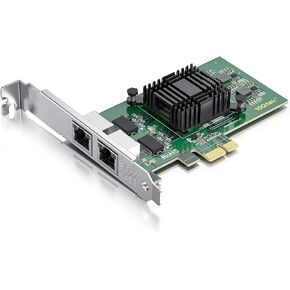 بطاقة شبكة NIC سعة 10 جيجابت، منفذ SFP+ مزدوج، مع وحدة تحكم Intel 82599EN، مقارنة بـ Intel X520-DA2، مجددة