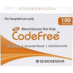 SD Codefree Blood Glucose Test Strips 200 PCS