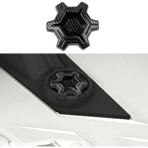 تغطية خزان الوقود على طراز ألياف الكربون إكسسوارات صب غاز القولون لقطرة Polaris Slingshot 2015-2024