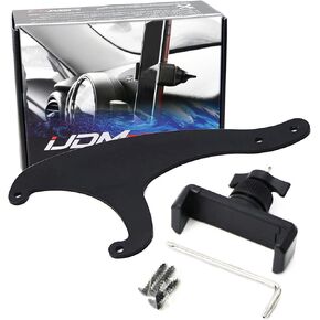 iJDMTOY Behind Tachometer Bolt-On Mount Cell Phone GPS Black Holder Compatible with MINI Cooper F54 F55 F56 F60
