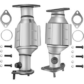[اليسار واليمين] محول الحفاز Fortunaflow متوافق مع 2005-2018 Nissan Frontier 4.0،2012-2017 Nissan NV1500 NV2500 NV3500 4.0،2005-2012 Nissan Pathfinder 4.0 (EPA Combant with Heat Shield)