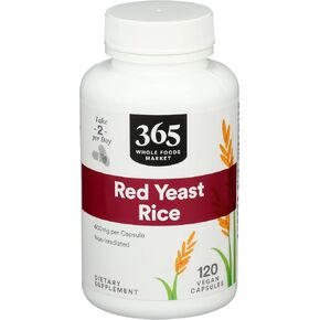 Whole Foods Market, Red Yeast Rice 600mg, 120 CT