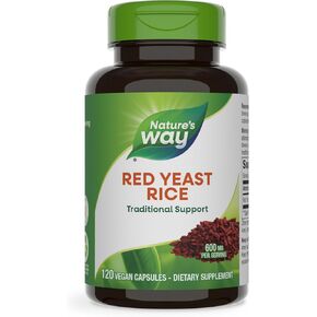 Nature's Way Red Yeast Rice, Traditional Support*, 120 Vegan Capsules