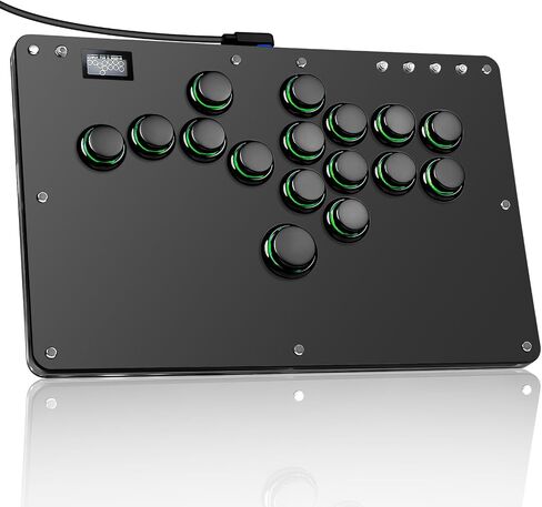 Sehawei Arcade Stick R16 All-Button Arcade Controller 16Keys for PC/Ps3/Ps4/Switch/Steam,Fight Stick for Fighting Games with Custom RGB & Turbo Functions & Hot Swap in Saudi Arabia