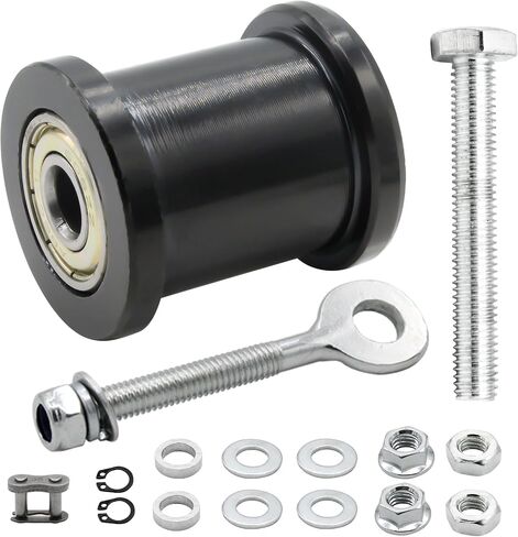 توتر سلسلة الدراجات المصغرة مع 1-3/4 "الأسطوانة ل Baja Doodlebug DB30 Dirt Bug Race Blitz Motovox MBX10 MBX11 97CC 100CC Hensim Doidle Bug Mini Bike Bike مع ضابط سلسلة in Kuwait