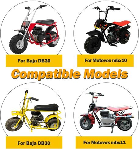 توتر سلسلة الدراجات المصغرة مع 1-3/4 "الأسطوانة ل Baja Doodlebug DB30 Dirt Bug Race Blitz Motovox MBX10 MBX11 97CC 100CC Hensim Doidle Bug Mini Bike Bike مع ضابط سلسلة in Kuwait