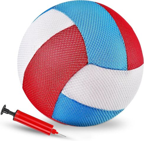 كرة طائرة Threan مقاس 8.5 بوصة مقاومة للماء مع تقنية Sure Grip Technology Water Beach Pool Volleyball للأطفال والمراهقين والبالغين لعبة حمام السباحة في الهواء الطلق وداخل المنزل in Kuwait