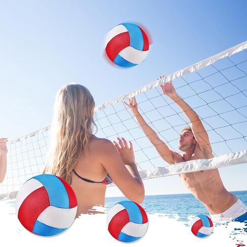 كرة طائرة Threan مقاس 8.5 بوصة مقاومة للماء مع تقنية Sure Grip Technology Water Beach Pool Volleyball للأطفال والمراهقين والبالغين لعبة حمام السباحة في الهواء الطلق وداخل المنزل in Kuwait