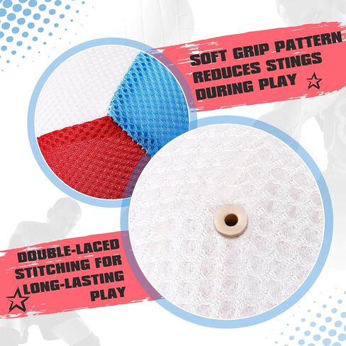 كرة طائرة Threan مقاس 8.5 بوصة مقاومة للماء مع تقنية Sure Grip Technology Water Beach Pool Volleyball للأطفال والمراهقين والبالغين لعبة حمام السباحة في الهواء الطلق وداخل المنزل in Kuwait