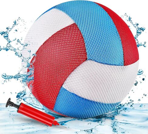 كرة طائرة Threan مقاس 8.5 بوصة مقاومة للماء مع تقنية Sure Grip Technology Water Beach Pool Volleyball للأطفال والمراهقين والبالغين لعبة حمام السباحة في الهواء الطلق وداخل المنزل in Kuwait