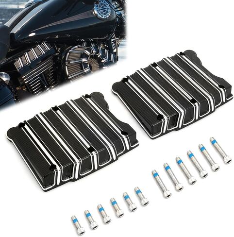 Gauge Transmission Top Cover for Harley Twin cam Models Fat Bob FXDF Dyna Street Bob 06-17 Touring Road King Street Glide Electra 2007-2016Softail Deluxe FLSTN CNC Aluminum (Top Cover) in Kuwait