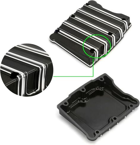 Gauge Transmission Top Cover for Harley Twin cam Models Fat Bob FXDF Dyna Street Bob 06-17 Touring Road King Street Glide Electra 2007-2016Softail Deluxe FLSTN CNC Aluminum (Top Cover) in Kuwait