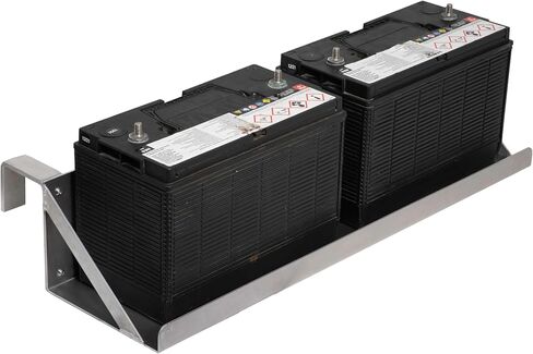 Extreme Max 3006.8759 Dual Hanging Boat and Pontoon Lift Battery Tray with 3" Flush-Mount Arms for 24V Systems in Kuwait