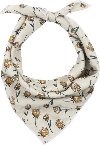 Floral Bandanas for Women Men, 21.56" Square Cotton Head Scarf Bandana Headband Handkerchief for Beach Camping Running in Kuwait