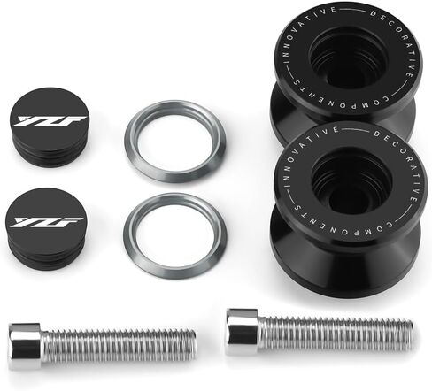 6MM Swingarm Spools Fit For Yamaha YZF R7 R1 R6 R6S R9 YZF600R 2023 2024 2025 | Rear Frame Stand R7 R3 R1 R9 M6 Swingarm Spools Frame Sliders R7 R3 R1 Stand Support Accessory YZF Accessories BE in Kuwait