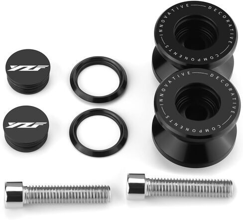 6MM Swingarm Spools Fit For Yamaha YZF R7 R1 R6 R6S R9 YZF600R 2023 2024 2025 | Rear Frame Stand R7 R3 R1 R9 M6 Swingarm Spools Frame Sliders R7 R3 R1 Stand Support Accessory YZF Accessories BE in Kuwait