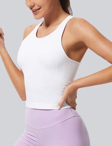 قمم دبابات Mathcat تجريب للنساء Racerback Basic Runks Tops Muscle Athletic Tops مع بنيت في حمالة صدرية in Saudi Arabia