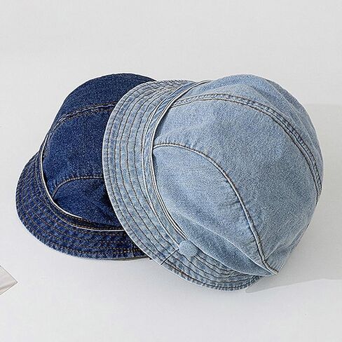 Beret Hats Denim Newsboy Cap Retro Artist Hat for Women Men in Kuwait