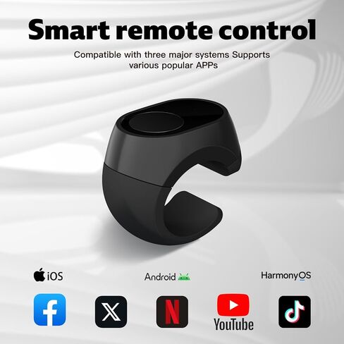 صفحة Bluetooth Page Turner Ring Scroller لـ Kindle ، مصراع الكاميرا المجاني ، وتسجيل فيديو حساسة للمس وموسيقى وحدة التحكم عن بُعد ، والتحكم عن بُعد لـ iPhone & Android in Kuwait