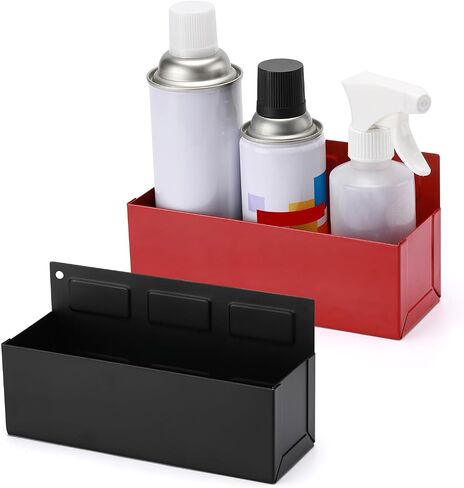 Mayouko Magnetic Aerosol Spray Can Can Can Brayer ، 8.3 "× 3" × 4.4 "، حامل زجاجة صندوق الأدوات المغناطيسي ، رف تخزين صندوق أدوات للصدر ، المرآب ، مساحة العمل in Kuwait