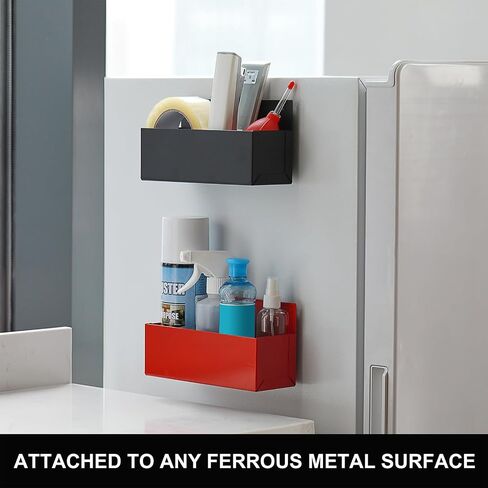 Mayouko Magnetic Aerosol Spray Can Can Can Brayer ، 8.3 "× 3" × 4.4 "، حامل زجاجة صندوق الأدوات المغناطيسي ، رف تخزين صندوق أدوات للصدر ، المرآب ، مساحة العمل in Kuwait