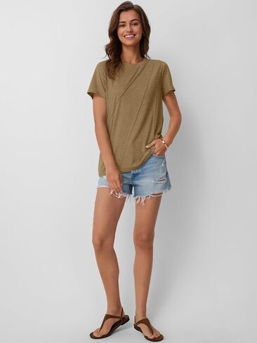 Outomet Womens Summer Tops تمرين القمصان شاطئ العطلات ملابس الأعمال Tshirts الأزياء الأزياء الربيع 2025 in Kuwait