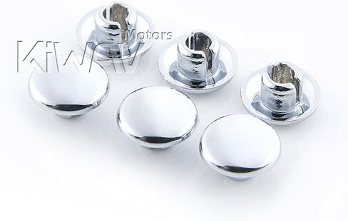 KiWAV Magazi motorcycle round bolt cap screw cover plug compatible for 8mm thread bolts (allen key M6) in Saudi Arabia