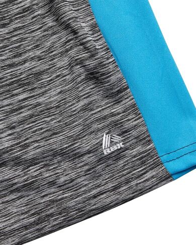 RBX Boys Short Sets - 3 Piece Athletic Performance Short Sleeve Mesh Shirt and Elastic Waist Basketball Gym Shorts for Boys in Saudi Arabia
