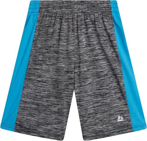 RBX Boys Short Sets - 3 Piece Athletic Performance Short Sleeve Mesh Shirt and Elastic Waist Basketball Gym Shorts for Boys in Saudi Arabia