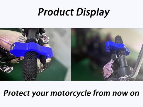 Motorcycle Lock Anti Theft, Heavy Duty Motorcycle Brake Throttle Grip Lock with Scratch Protective Sleeves, Motorcycle Accessories for Moped Dirt Bike Scooter and ATV in Saudi Arabia