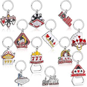 Las Vegas Keychain Gifts and Souvenirs for Las Vegas Party(12 Pcs)