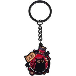 Cute Cat Keychain Black Cat Cool Stuff Cute Funny Gifts for Women Men Cute Keychain Friendship Gift