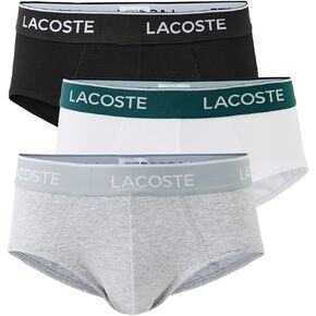 Lacoste Men's Cotton Stretch Jersey Briefs 3 Pack