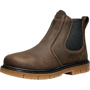 KEEN Utility Men's San Jose Chelsea Alloy Aluminum Toe 90 Degree Heel Pull on Work Boots