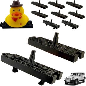 No Adhesive 8 Pack Duck Holder for Jeep Wrangler JK/TJ | Vent Mounted Duck Holder Dashboard for Jeep Wrangler Dash