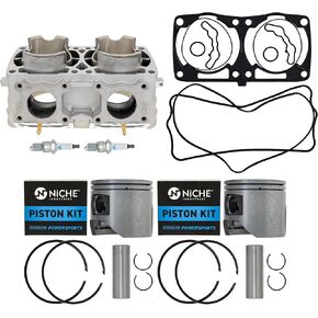 NICHE Cylinder Piston Gasket Kit for Polaris Pro RMK Indy Switchback Assault Rush 800 XC XCR 3022828