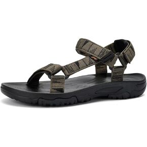 Men's Sport Hiking Sandals with Arch Support Lightweight EVA Midsole Outdoor Beach Water Sandal