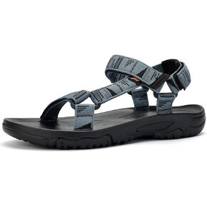 Men's Sport Hiking Sandals with Arch Support Lightweight EVA Midsole Outdoor Beach Water Sandal