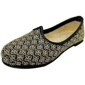 Traditional Unisex Mojari Juttis for Kids - Designer Sherwani Kurta & Lehenga Shoes Stylish - Ethnic Footwear for Boys & Girls