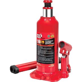 BIG RED 6 Ton (12,000 LBs) Torin Welded Hydraulic Car Bottle Jack for Auto Repair and House Lift, Blue, AT90603UR-1