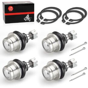 Upper & Lower Ball Joint Set Compatible with Kawasaki Prairie 360 700 Brute Force 650 750 KFX700 Teryx Teryx4 750 800 Mule PRO-DX DXT FXT FX FXR MX KAF1000 KAF800 KAF700