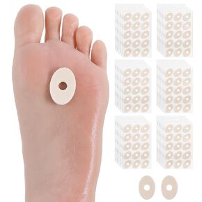 90 Pcs Corn Cushion, Self-adhesive Corn Pads for Between Toes, Feet, Pinky, Corn Bandages for Men & Women (Small Oval)
